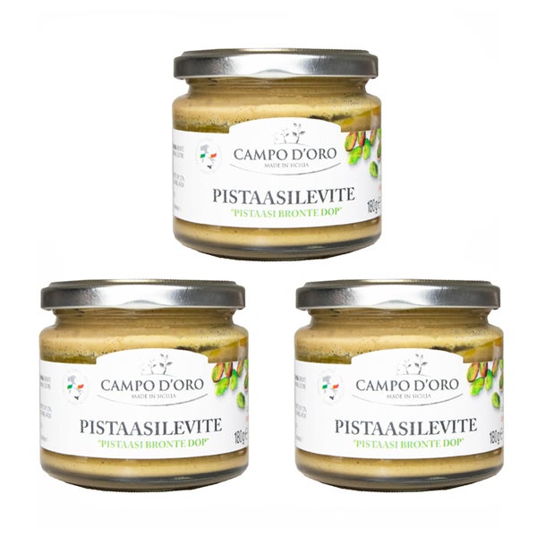 Pistaasilevite 3x180g s&auml;&auml;st&ouml;pakkaus, Campo d'Oro