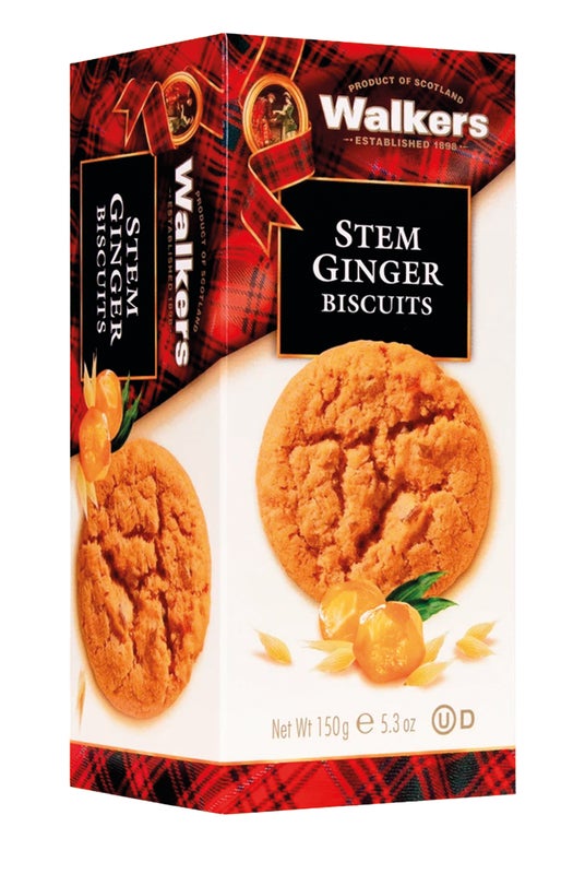 Stem Ginger inkiv&auml;&auml;rikeksit 150g, Walker's